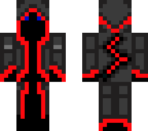 demon with blue eyes