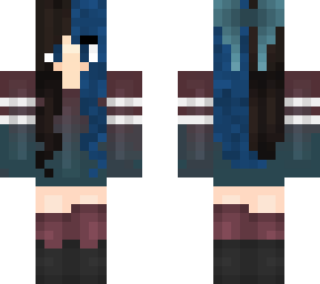 melanie martinez- blue/black wig