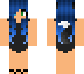 werewolf girl in swiming costume