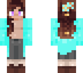 blue jacket girl