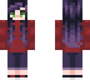 cute red and purple- girl