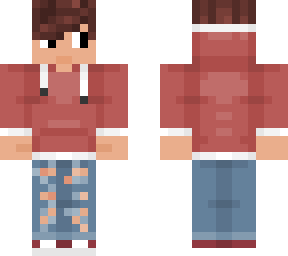 red hoodie boy