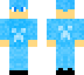 sky blue gamer boy