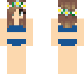 bikini short haired girl