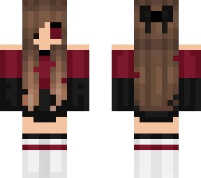 black &red girl edite