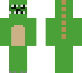 creeper in a dino