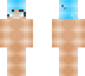 female template - medium with ponytail