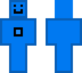 happy blue guy
