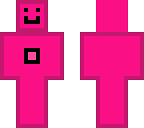 happy pink guy