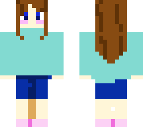 little blue girl