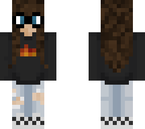 nerdy hoodie girl