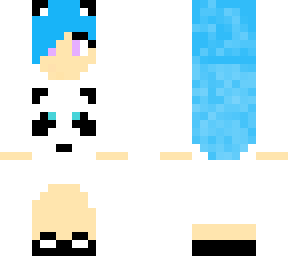 panda girl whit dress