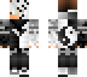 yin yang with mask