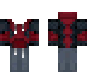 (furni) dead pool jacket and sweat pants clothing template