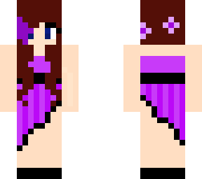 purple dress