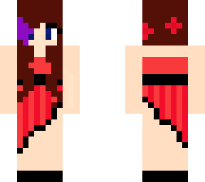 red dress