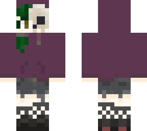 skull mask girl