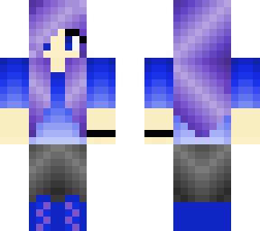 purple and blue
