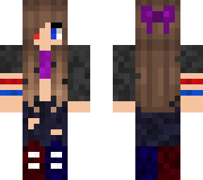 blue and red