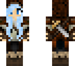 blue haired hunter