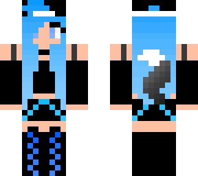 blue wolf girl