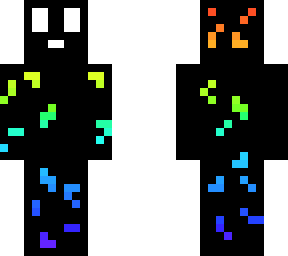 dark rainbow person