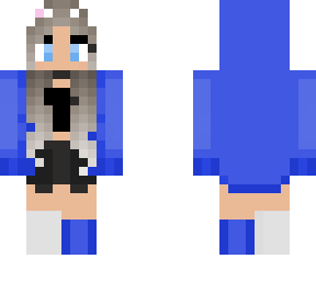 girl who loves blue