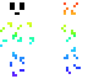 light rainbow man