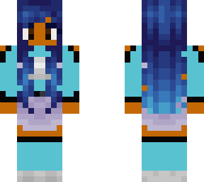 the beutiful blue warrior
