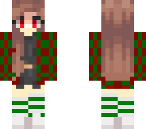 wolfgirl's christmas skin