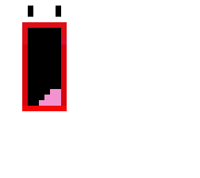 big mouth (chin check)