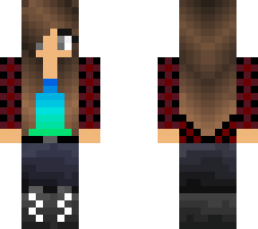 flannel jacket t-shirt girl