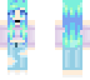 my main wolf/ witch girl-made with olivesbases hb-ocean eyes