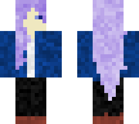 the blue girl