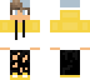 yellow & blue boy skin