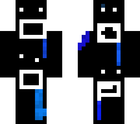 black and white mutated durp with moving mouth