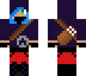 blue hood