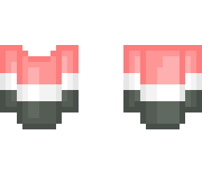 grey, white and pink
