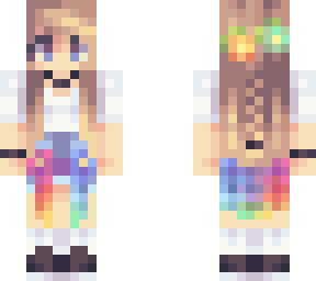 rainbow girl