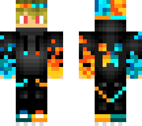 flame and water boy