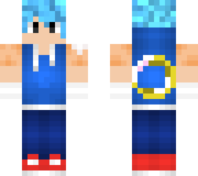 human classic sonic (steve's arms)