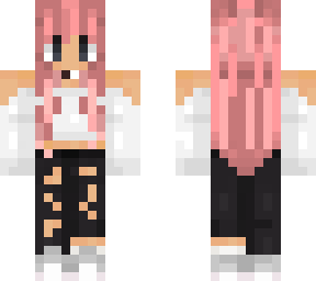 pink hair girl