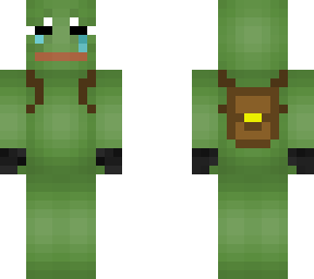 sad pepe w backpack