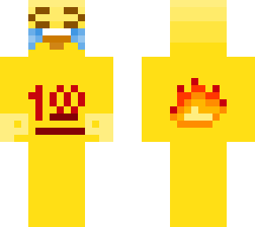 100 laughting emoji with fire