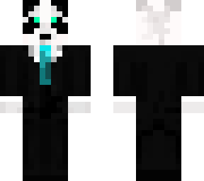 blue tuxedo panda