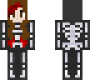 haloween skeleton girl