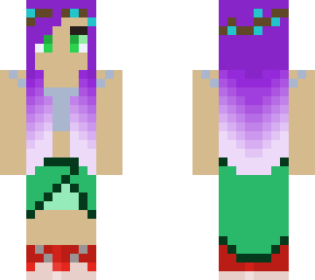 purple haired girl wearing chucks