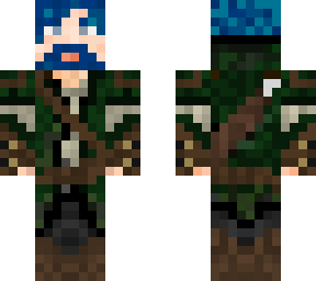 half elf with blue hair