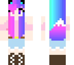 pastel fox girl