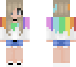 rainbow girl edit!